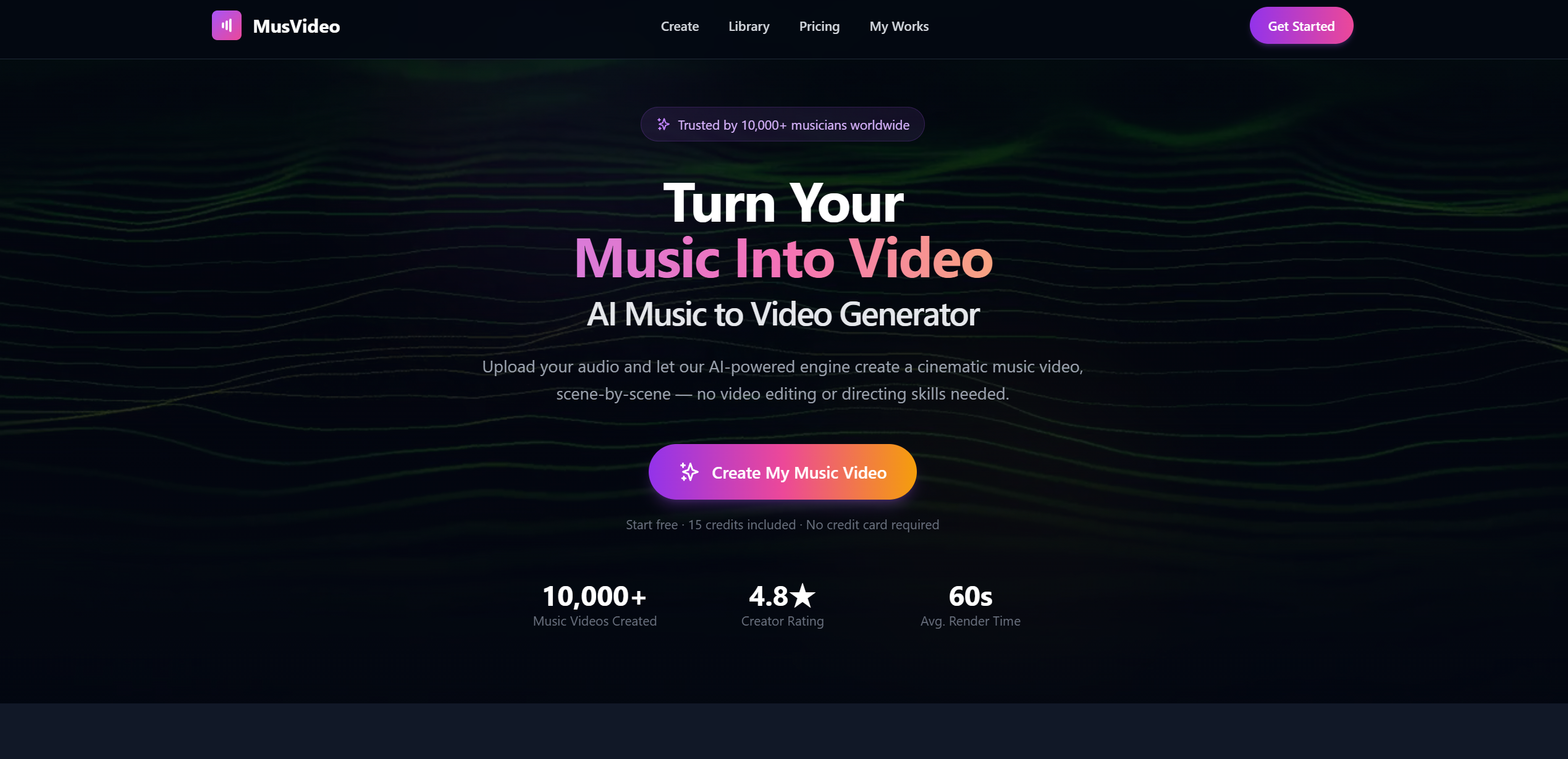 Musvideo AI screenshot