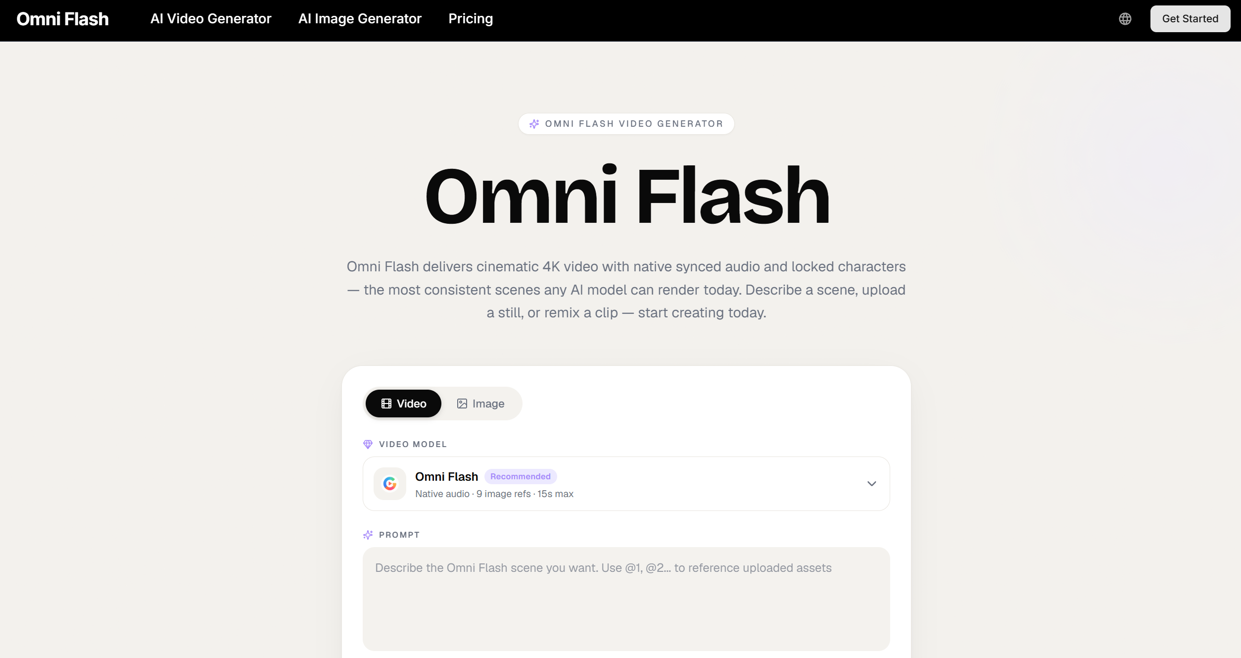 Omni Flash screenshot